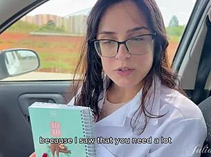 caught me slurping cock therapy publicly in his car