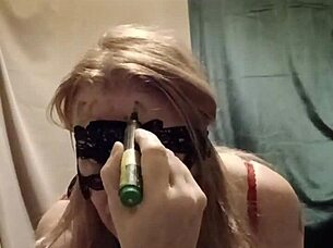 slave why humiliate yourself in body leaking cum toilet