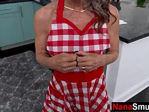 horny granny begs for young guy's throbbing cock now