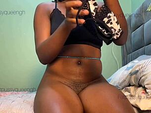 fuck my juicy ebony pussy harder