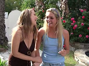 jessie andrews midori madison share a hot blowjob facial!