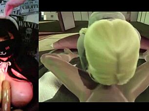 bbw goth big tits hentai dildo frenzy