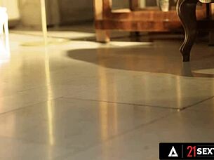 shalina devine lets zazie skymm eat her sweet pussy eagerly