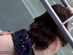 quick, suck me off on balcony in pac-man skirt now