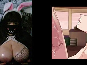 bbw goth big tits hentai dildo frenzy