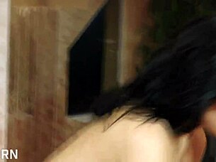 Brunette Gym Babe Hints at Trainer's Hard Cock Slipping Into Her Dripping Pussy