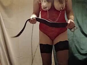 slave why humiliate yourself in body leaking cum toilet