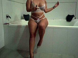 sensual bbw lingerie playtime motel massage feels sooo goodd