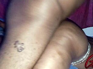 Nigerian Amateur Couple's Slow Passionate Homemade Fuck