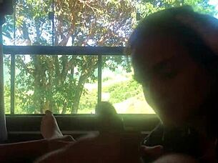 Brazilian Cousins Kiss Big Natural Tits Before Guy Fucks Both Sexy Asses