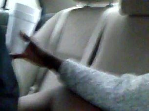 Sloppy deepthroat blowjob free in backseat cum guzzle