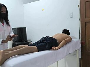 Sensual 20-Year-Old Mulata's Perfect Ass Seduces In Massage Room