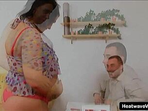 Pregnant latina bbw craves thick cock riding hungry