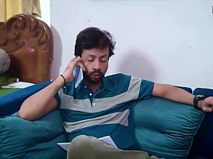 Desi beauty moans in horny positions with boss in homemade dirty fuck audio