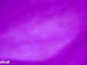 skinny ebony babe stretches tight pussy over perfect tits