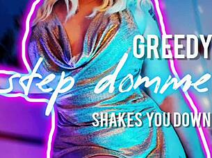 gold digger milf mistress gives jerk off instructions in femdom joi