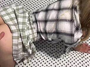 pov i pound blonde babe homemade rough on creaky bed ugh