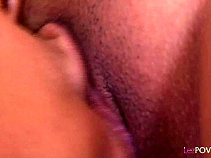 i get this steamy massage from my ebony friend then dive into her juicy pussy with my fingers and tongue
