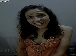 Big n Sexy Britney Debuts with Deepthroat Gagging on Huge Cock Teaser!