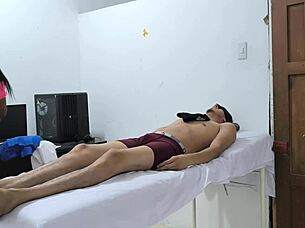 Sensual 20-Year-Old Mulata's Perfect Ass Seduces In Massage Room