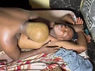 damn, check this homemade ebony cowgirl riding huge cock hard