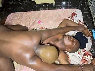 damn, check this homemade ebony cowgirl riding huge cock hard