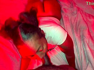 Hot thick ebony neighbor gets clothes ripped for huge cock creampie submission