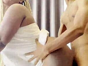 cheating on girlfriend with horny stepsis in doggystyle creampie frenzy