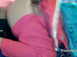 dasi bahabi bent over for dewar's doggy pounding