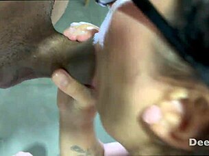 ugly latina whore unleashes sloppiest wild blowjob frenzy ever