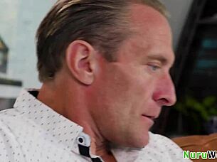 hey clarke, river lynn's big tits sliding all over you in nuru massage fun