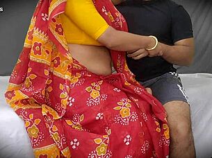 hot indian milf bent over dripping wet for neighbor creampie