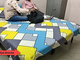 Hotty Jiya Sharma FUCKED HARD by Boyfriend in Hostel with Dirty Talk Moans