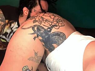 foxxy's big butt pounded rough wet blowjob sloppy ass eat creamy creampie