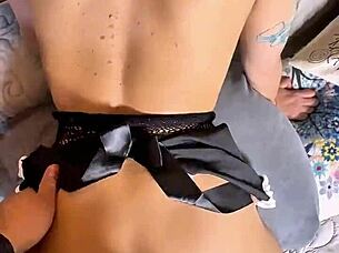 chilean couple cleans house then dives into passionate anal sex complete vid