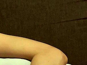 japanese wife sofa lick boobs pussy underwear tease