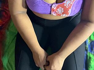 sexy indian babe fingers herself squirting in exotic solo masturbation fun