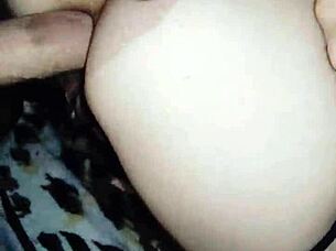 milf wife bends over for homemade anal pov with stockings 🔥🍑