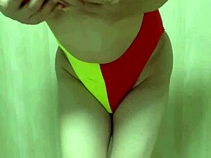 HUGE ASIAN anal play in bloomers gym uniform