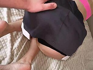 Virgin teen pussy closeup fucked hard for VIP