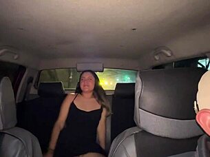 Fucked My Driver And Let Him Creampie Me Raw No Condom!