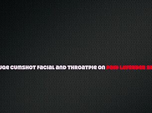 I gasp as rough facefuck ends in epic facial and throat cum for this sexy teen