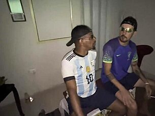 Brazilian Argentinian Babes Tease Hot And Heavy