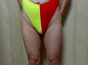 HUGE ASIAN anal play in bloomers gym uniform