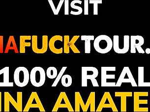 Big natural latina takes FAT COCK rough in all holes