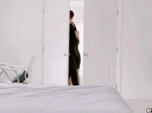 angela squirts hard on romantic cock buried deep in her tight asshole