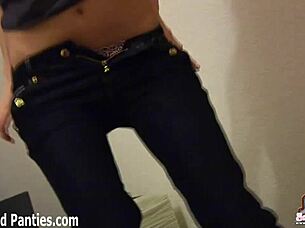 watch my 18yo ass shake in tight jeans strip