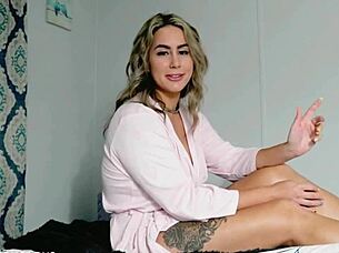 sharing bed with hot milf misty gets tempting