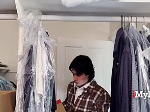 Russian Milf's Slutty Past Gets Her Blackmailed By Stepson