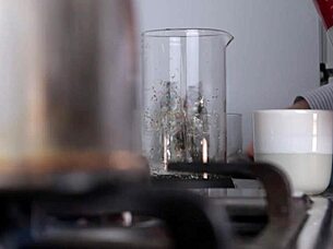 Skinny lesbian grinds dripping pussy on redhead friend's face hard